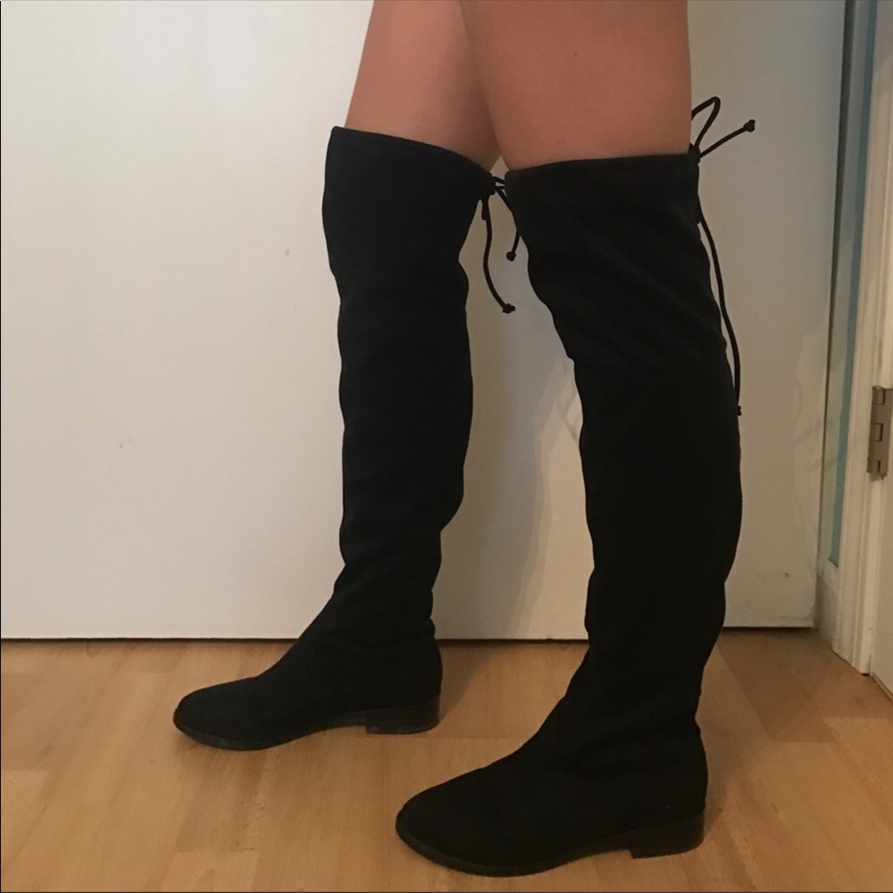 Steve Madden thigh high black boots